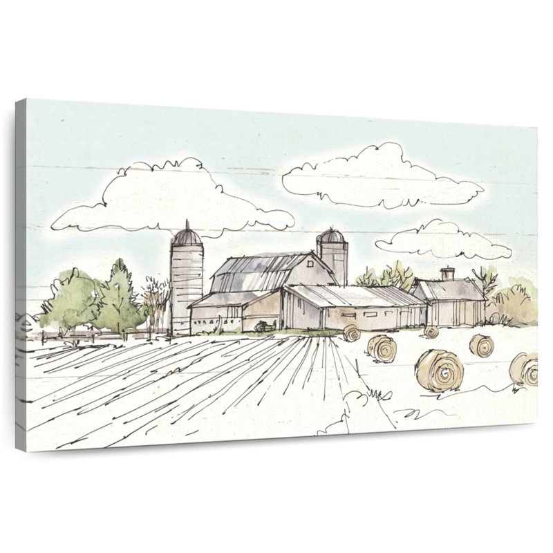 Alvord Farm Memories, H 32 po x l 48 po