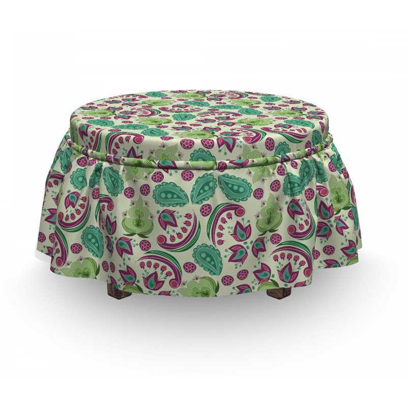 Housse pour repose-pieds traditionnel motifs