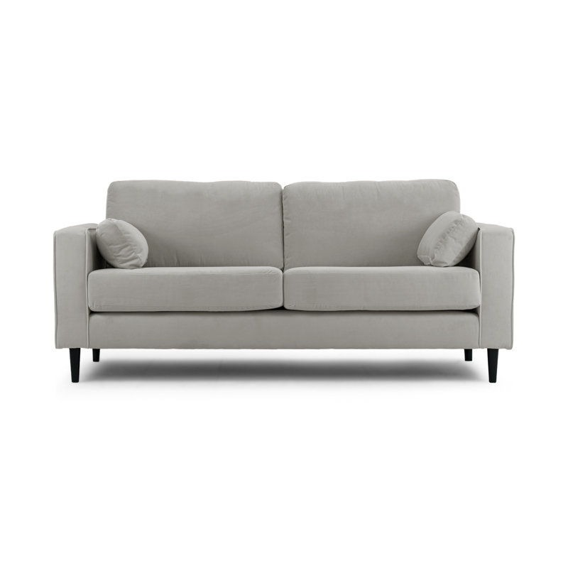 Millerville Velvet Sofa, 93"H x 140"W x 93"D, Grey