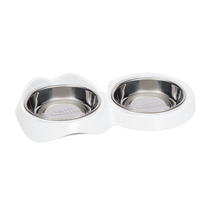 Plat double CT Pixi, blanc