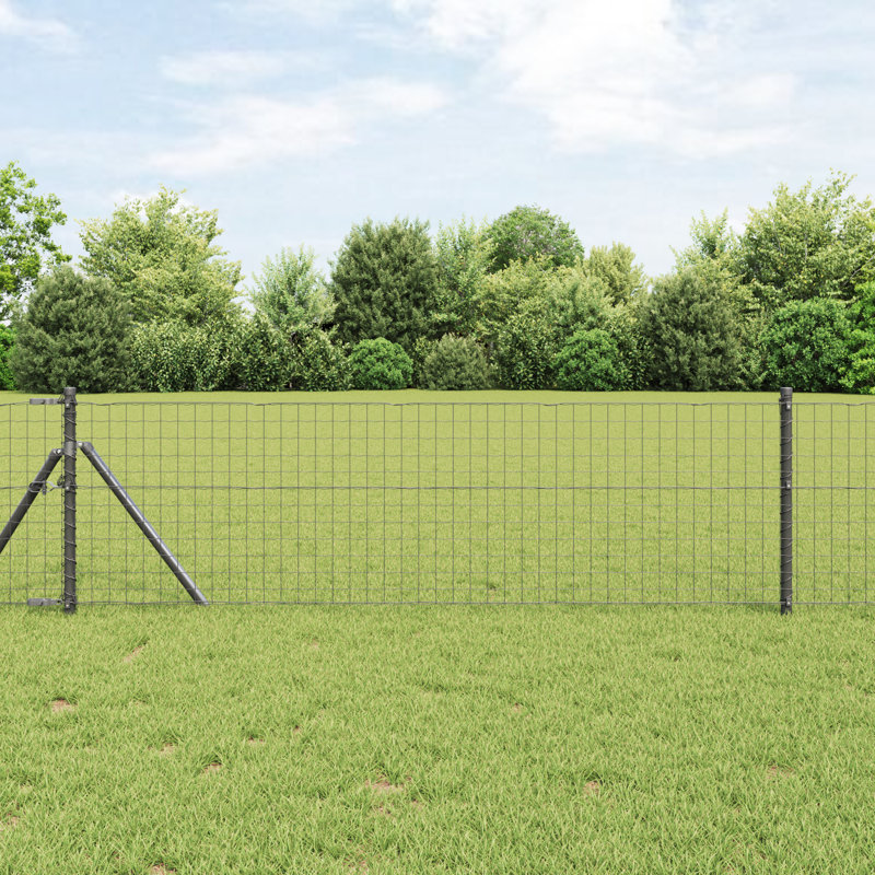 Euro Fence Grey Steel, 60cm H x 5000cm W