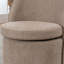 Chaises de salle à manger rembourrées en tonneau, chaises de cuisine pivotantes en tissu Boucle, chaises d'appoint à oreilles, fauteuils de coiffeuse-1557658537