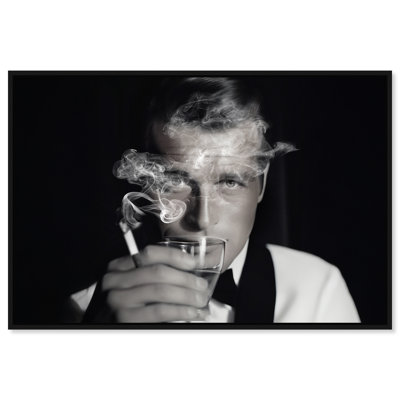 Suave Cocktail Attire Wide Canvas Fashion Print by Oliver Gal
