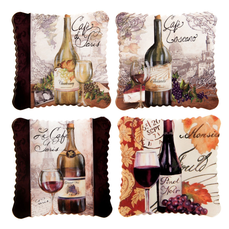 Ensemble de sous-verres 4 pièces