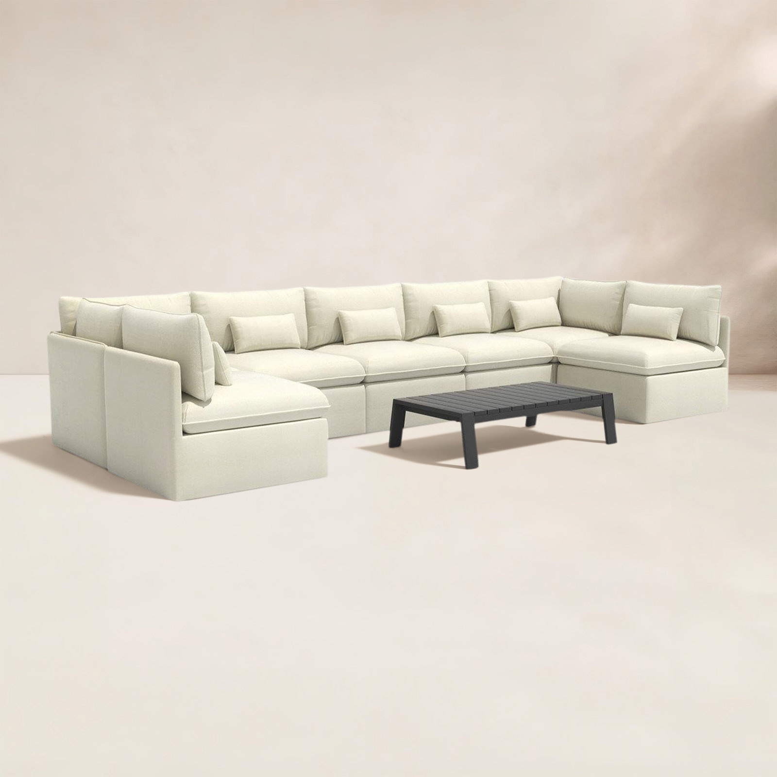 Valliere 8pc Multi-Chair Seating Set