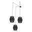 Calisto 3 - Light Stainless Steel Cluster Pendant-95274839