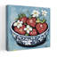 Strawberries In Blue Bowl-128882554
