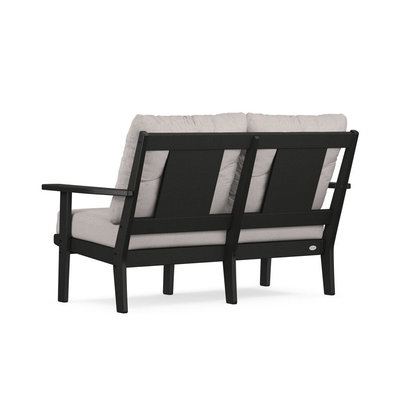 Causeuse Lakeside Prairie, Noir, Revolution® toile de jute dune