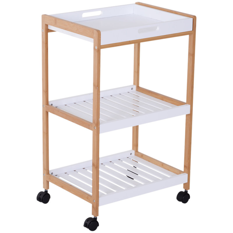 Solid Wood Bar Cart