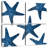 Aletra Navy Starfish Collage