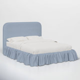 Mina Ruffle Platform Bed
