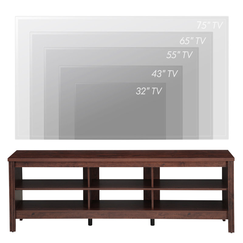 Crédence de rangement l 70 po Darsy, Brun rustique