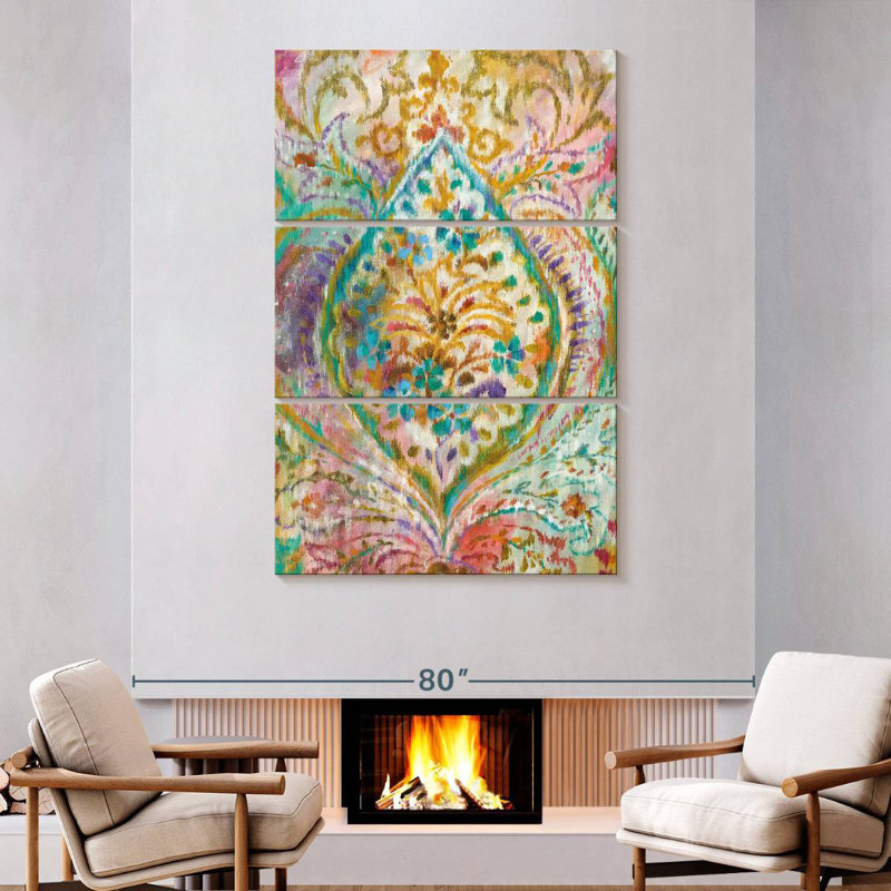Kerner Boho Paisley II, 74" H x 48" W