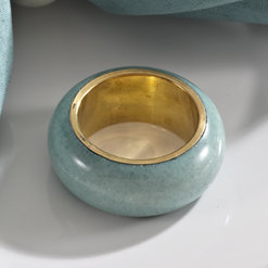 Metal Napkin Ring, Sea Green