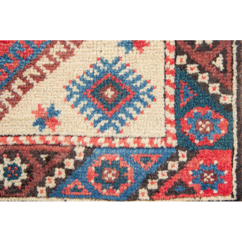 Rectangle 73 cm x 114 cm Oriental Wool Hand Woven Area Rug