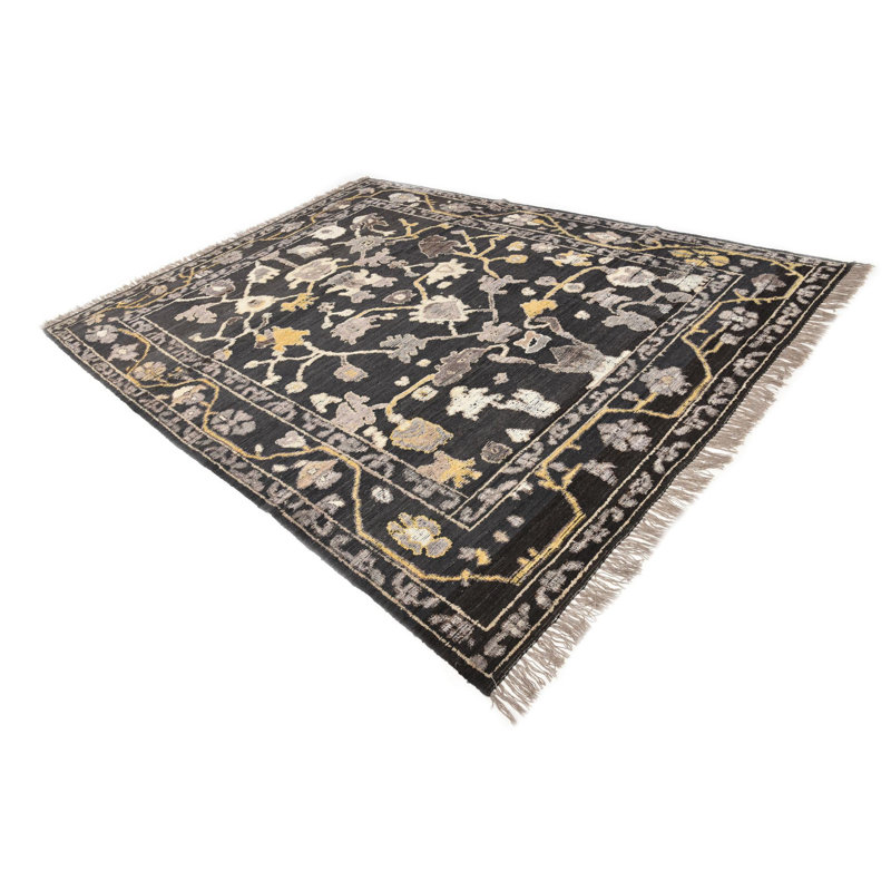 Tapis noir 9 x 12 Pryor
