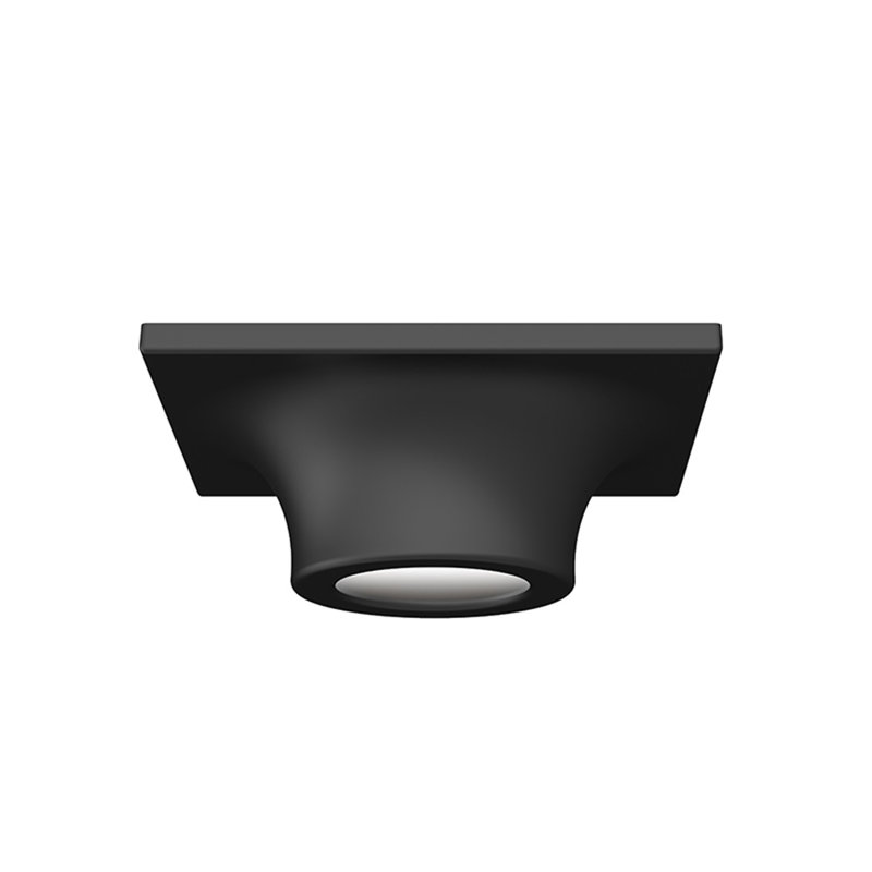 Satin Black 6-Inch LED Flush Mount Light