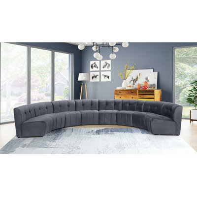 Jedson Velvet Sectional Symmetrical
