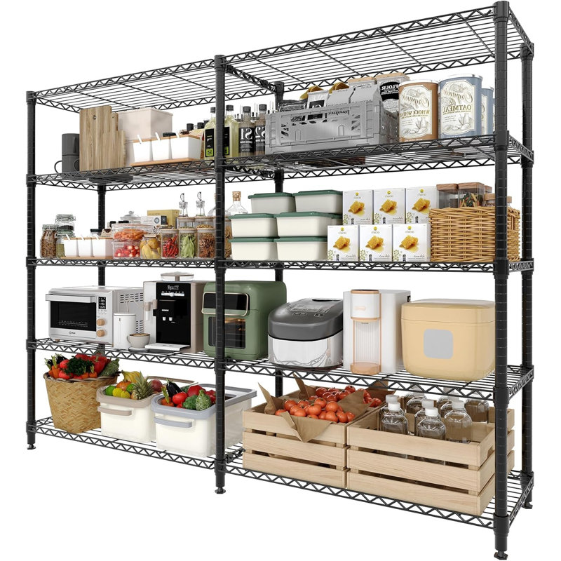 35cm W Steel Storage Rack, 179cm H x 35cm W x 150cm D