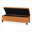 Banc de rangement moderne avec repose-pieds rectangulaire, repose-pieds pour salon, chambre à coucher, entrée | Bois-1731624736