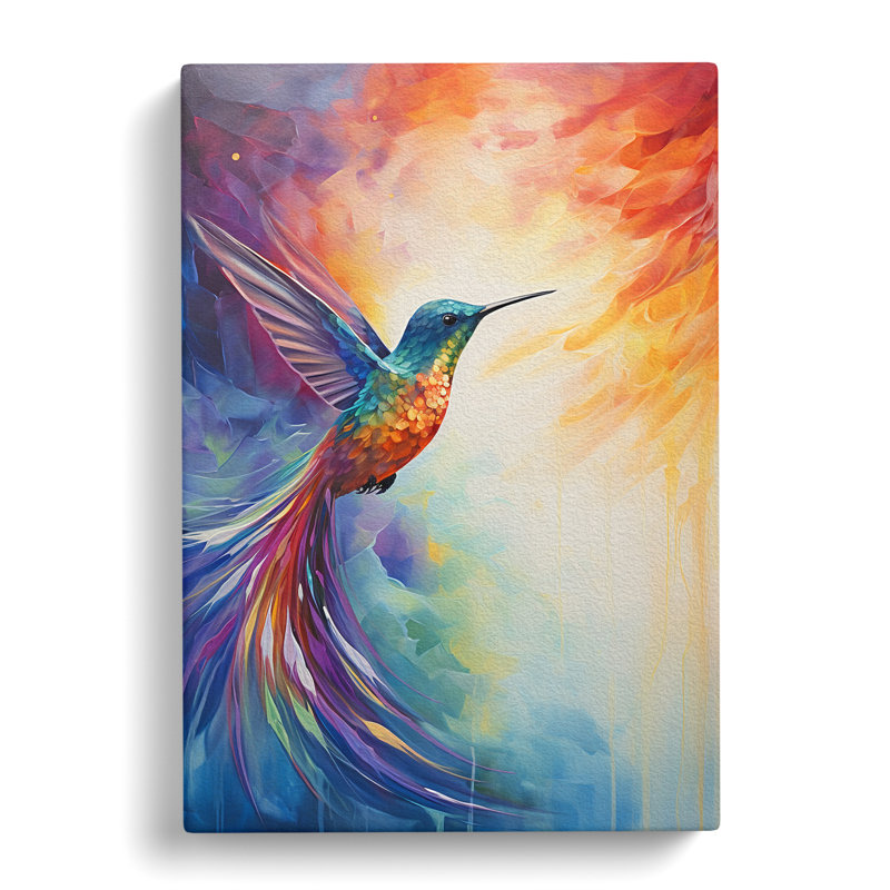 Hummingbird Abstract No.2 - No Frame Print, 50cm H x 35cm W x 3cm D
