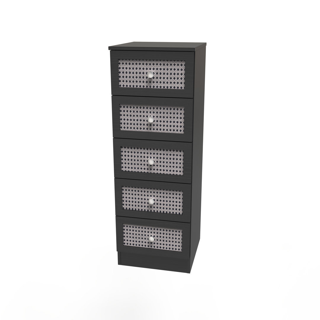 Fully Assembled Macina 5 Drawer 39.5Cm W