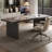 Gray Rectangular Manufactured Wood desk-109742018
