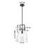 Luminaire suspendu à 1 tige Adae-1834203769-1834203768