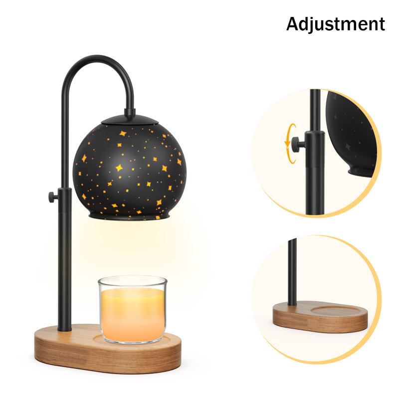 Chauffe-table en verre 15,3 po H