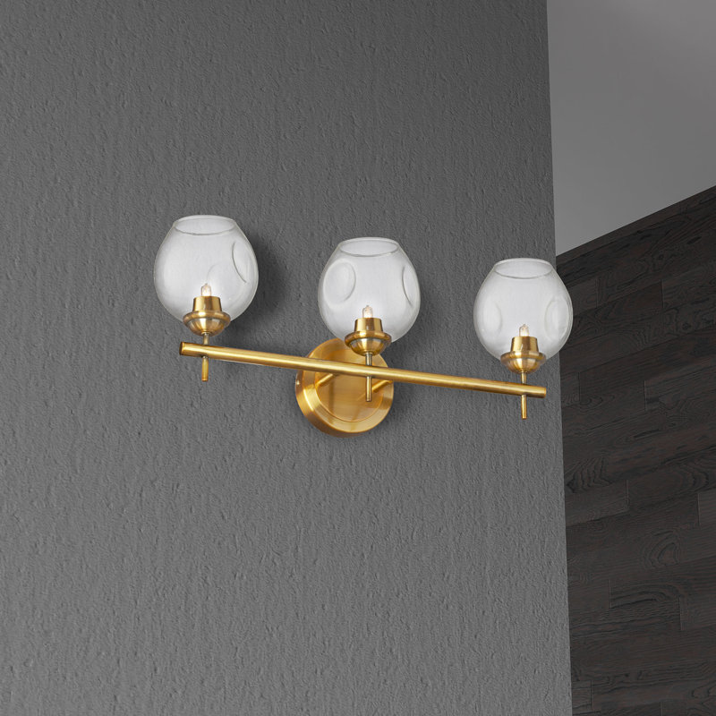 Andi 3 - Light Dimmable Vanity Light, Vintage Bronze, Clear