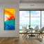  «Marsh Sunrise 2» par Alicia Ludwig, art mural en verre acrylique, 24 po x 48 po
