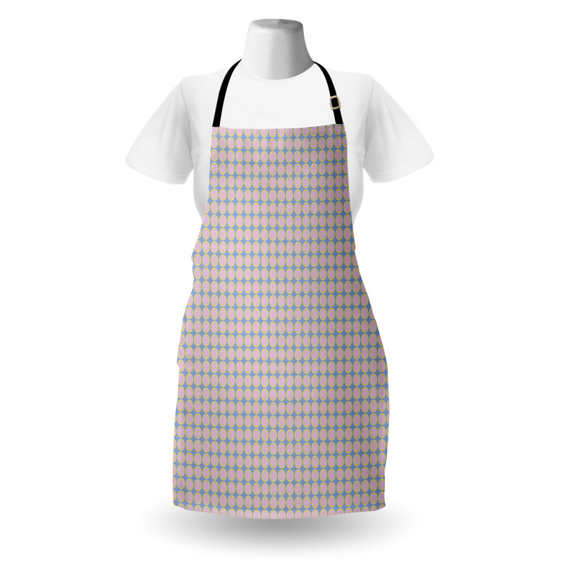 Corrigan Studio® Geometrical Apron Unisex Sun Like Shapes Pattern Adult Size Multicolor