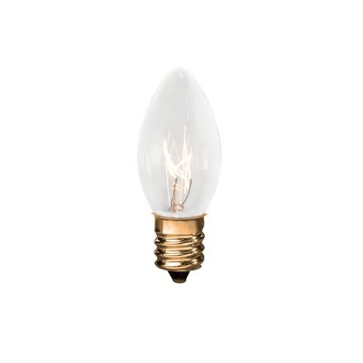 C7-5 Watt Clear Light Bulbs