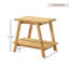 Table de bout en bois avec rangement durable et design durable de style moderne Mid-Century