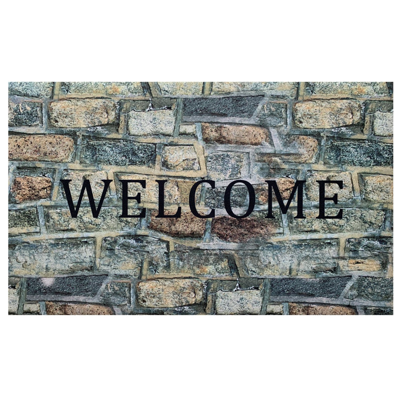Tapis d'extérieur antidérapant Clarena 30 po x 18 po