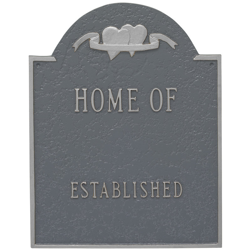 Plaque de signalisation, Gris / Argent, Oui