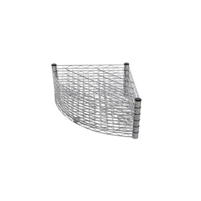 6 Tier Shelf Corner Wire Shelf Rack, Adjustable Metal Heavy Duty Free Standing Corner Storage Display Rack