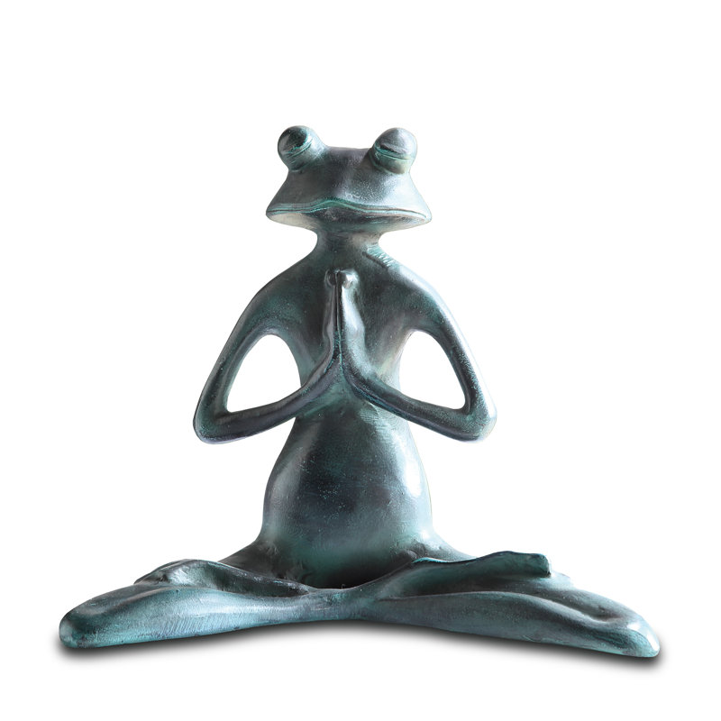 Frog Weather Resistant Metal Garden Statue