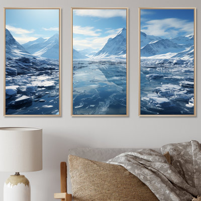 «Glacial Scenery In Canada - Glacier», ensemble de reproduction d'art mural