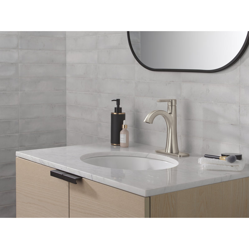 Single Handle Bathroom Faucet, Stainless