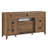 55 Inch TV Media Stand With Electric Fireplace KD Inserts Heater,Reclaimed Barnwood Color-2130836830