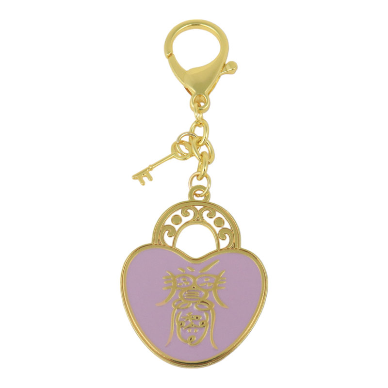 Bungalow Rose 2'' W Gold Key Chain