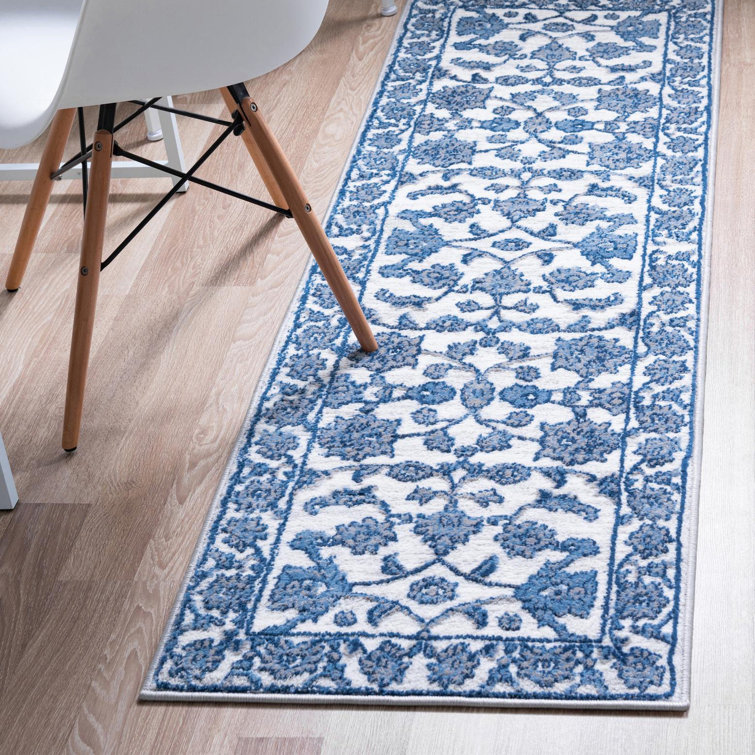 Tapis ivoire / bleu Muth