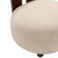 Chaise d'appoint moderne et sculpturale, beige-225040728