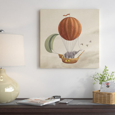 « adventure await », art sur toile