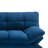  2-in-1 Convertible Folding Sofa Bed Modern Multipurpose Sofa, Navy-1953451084