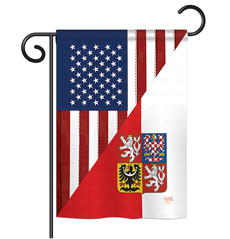 Drapeau d'américano-américain en polyester 2 faces, H 18 po x l 13 po