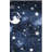 Highfill Dark Blue/Light Blue Area Rug-1815776557