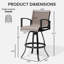 Tabouret de bar 28,74 po Ontario-158618944