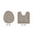 Moriceau 100% Cotton Tufted Reversible Contour Mat with Toilet Lid Cover Machine Washable Extra Soft & Absorbent 2 Piece Premium Bathroom Rug Set-114292959